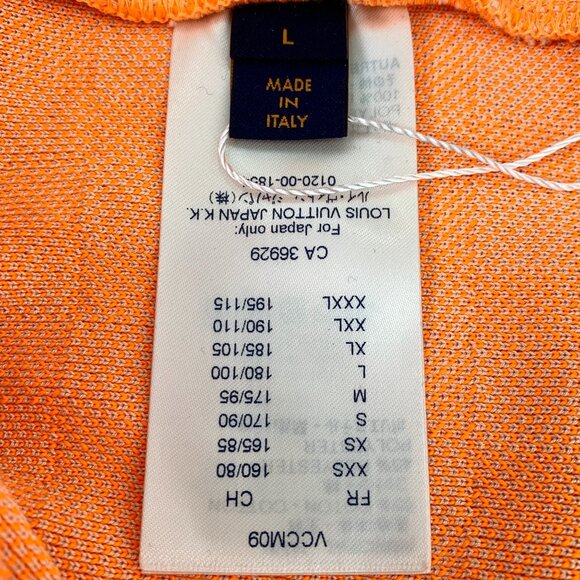 Louis Vuitton Orange Checkerboard Cotton & Polyester Sweater - Picture 7 of 7